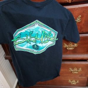Salt Life navy tshirt. Size small